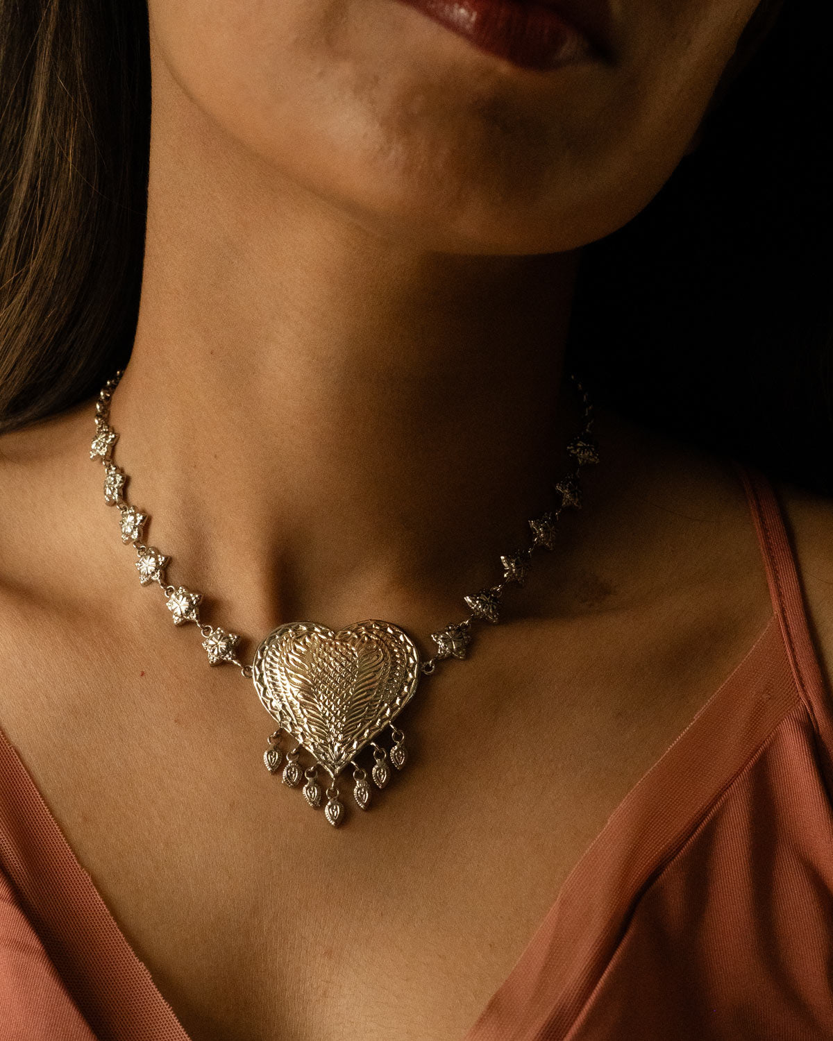 Dil Tara choker - Silver