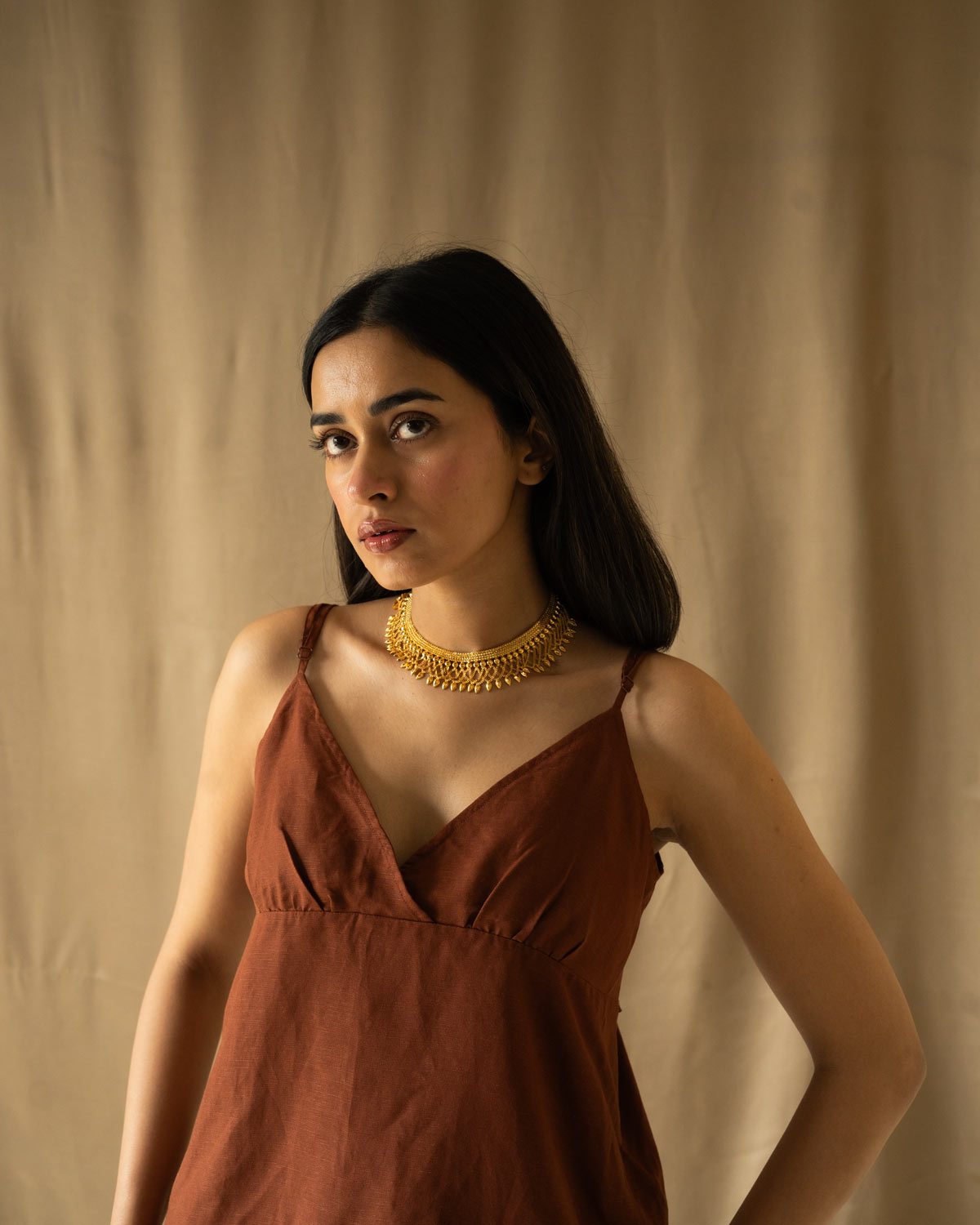 Nazneen neckpiece - Gold