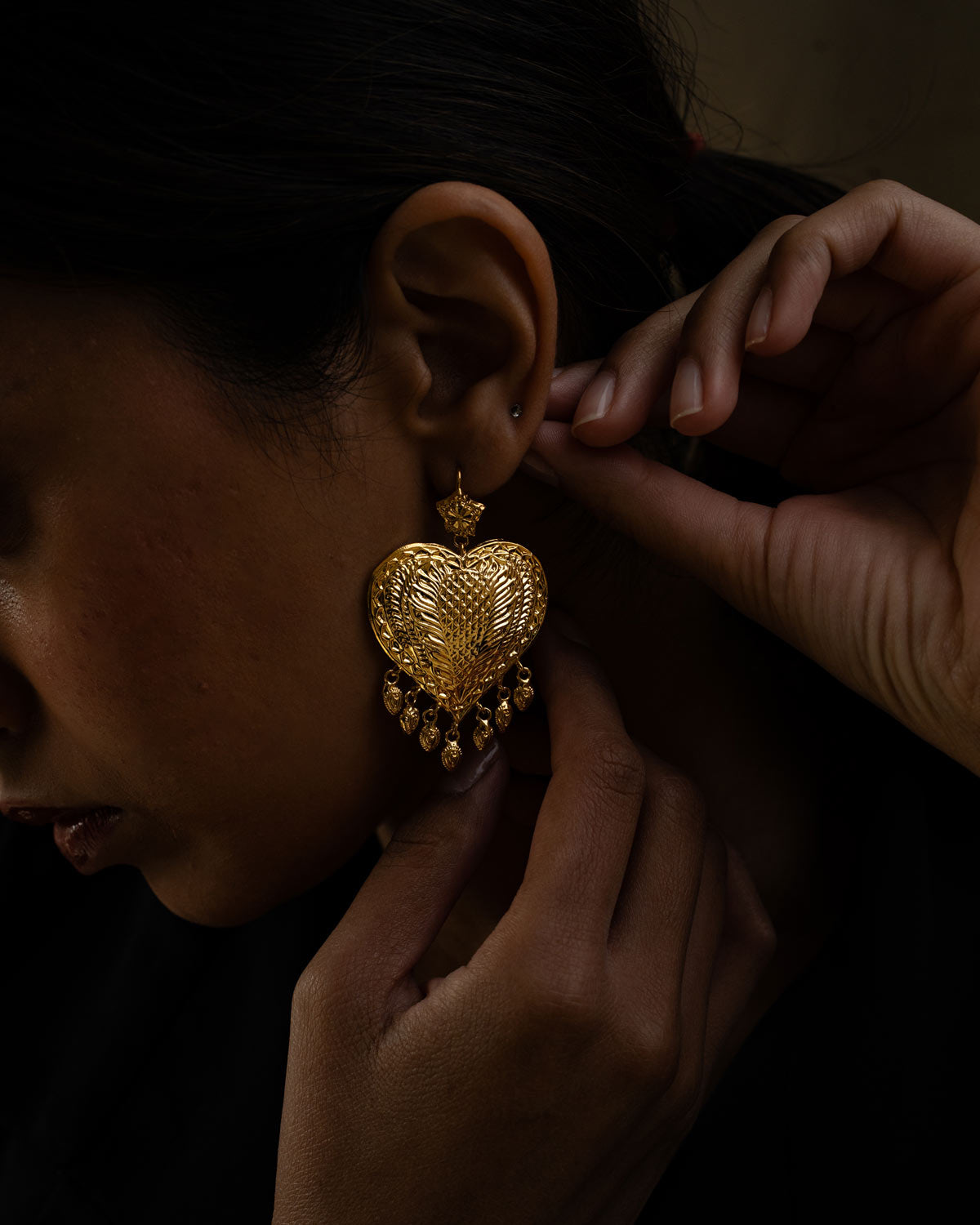 Dil Tara earrings - Gold