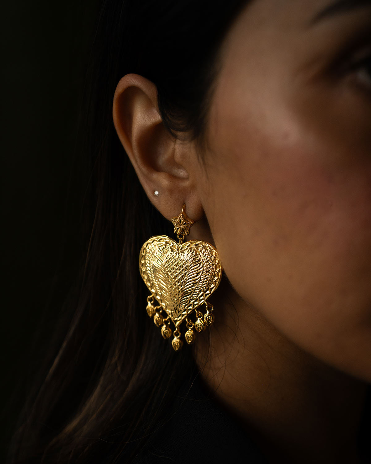 Dil Tara earrings - Gold