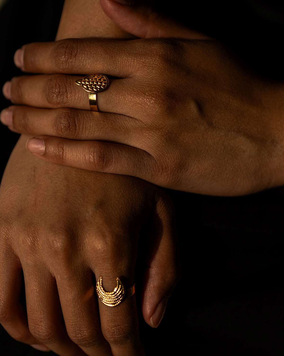 Anaar Chaand rings