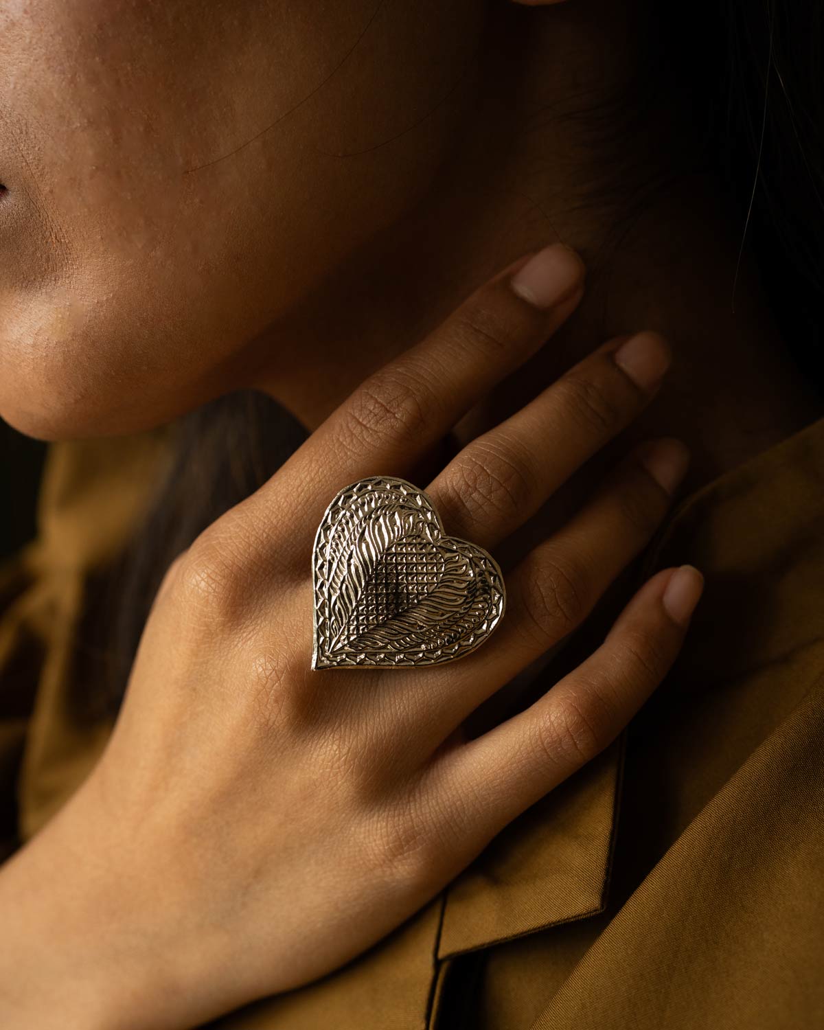 Dil Tara ring - Silver