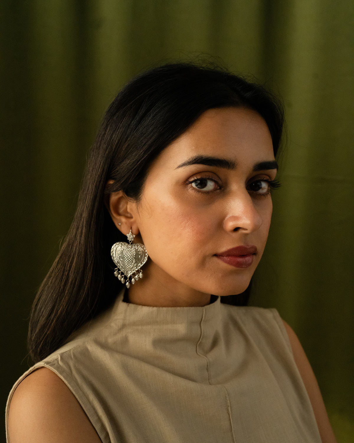 Dil Tara earrings - Silver