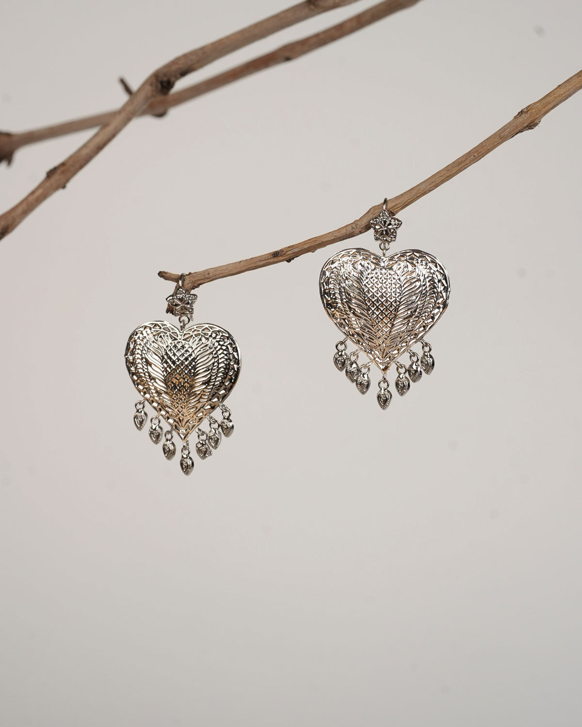 Dil Tara earrings - Silver