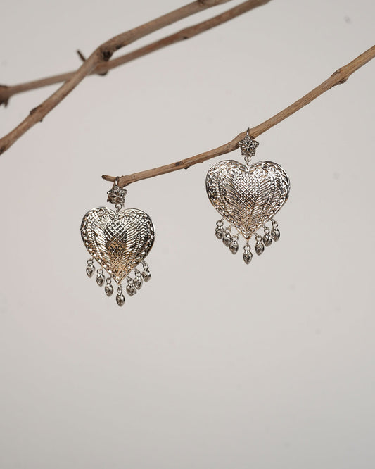 Dil Tara earrings - Silver