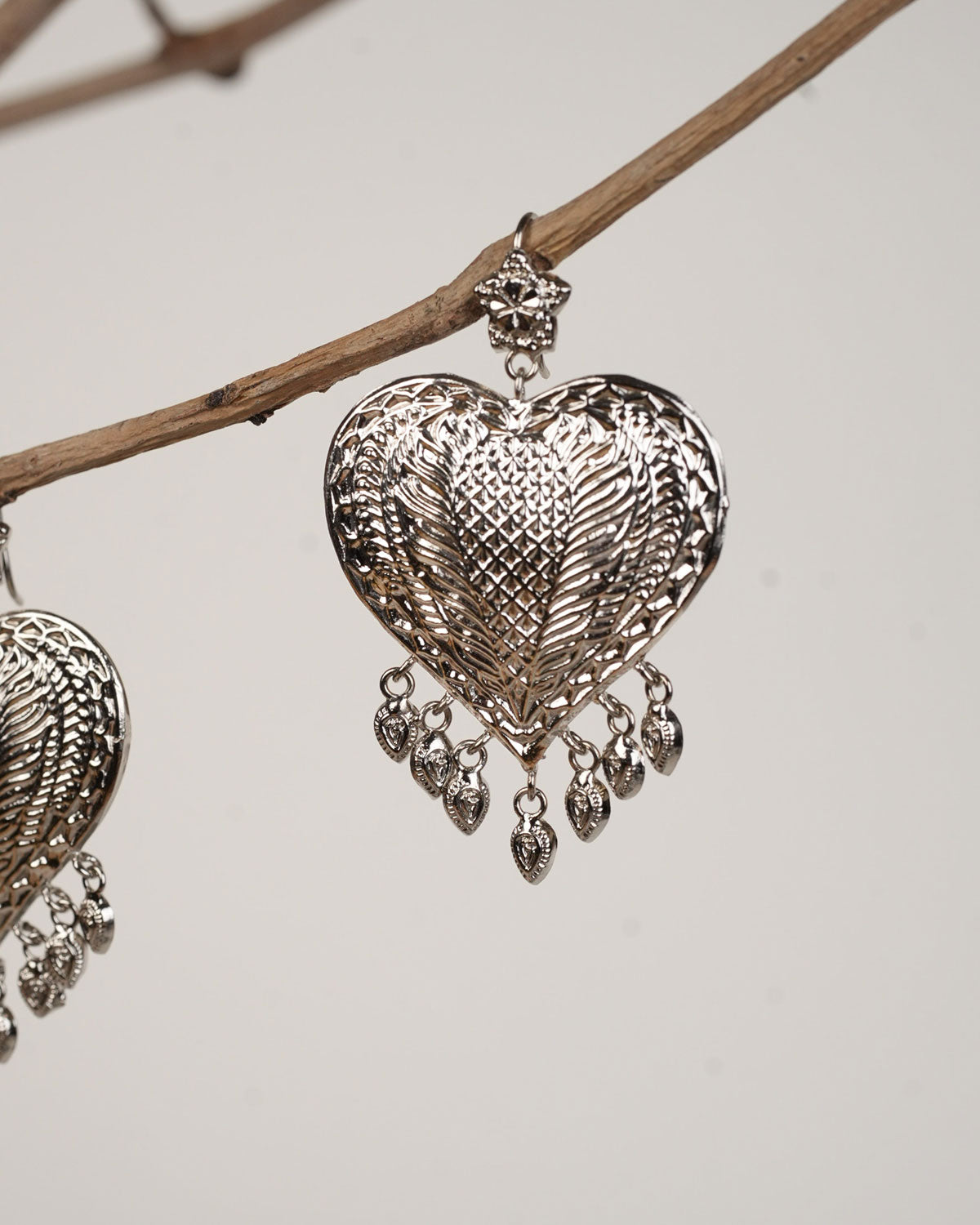Dil Tara earrings - Silver