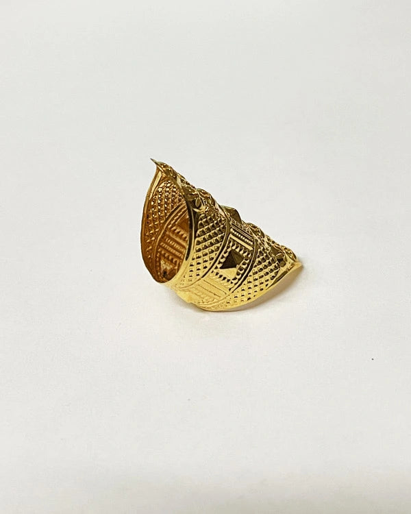 Armour ring - gold